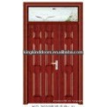 Puerta doble de madera pop diseño de acero JKD-3022(A)